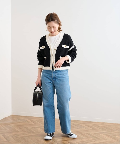 FRAMeWORK（フレームワーク）の「≪予約≫クロップドニットジャケット