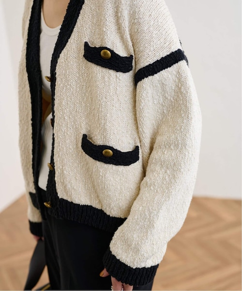 FRAMeWORK（フレームワーク）の「≪予約≫クロップドニットジャケット