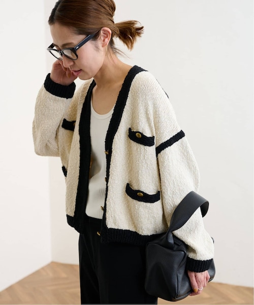 FRAMeWORK（フレームワーク）の「≪予約≫クロップドニットジャケット