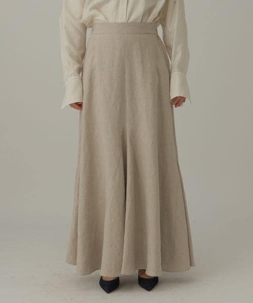 Chaos(カオス)の「ルラクリネンフレアスカート(スカート・キナリ08/グレー15/ブルー86・FREE)」の17枚目の写真