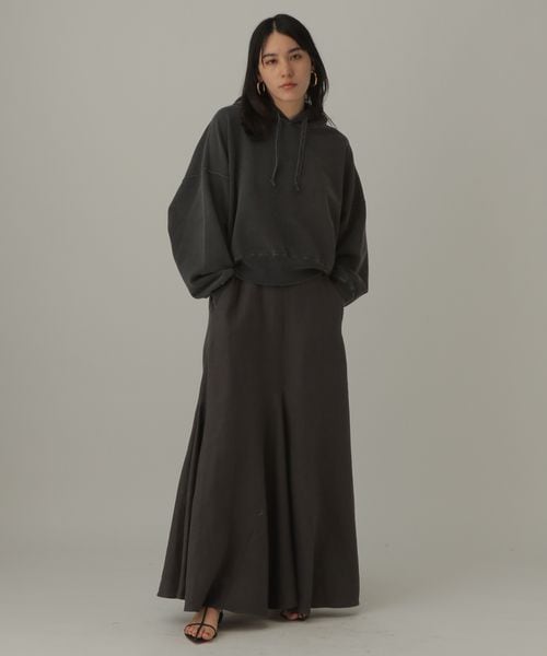 Chaos(カオス)の「ルラクリネンフレアスカート(スカート・キナリ08/グレー15/ブルー86・FREE)」の5枚目の写真