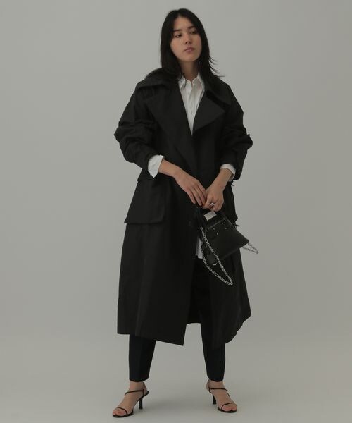 Chaos(カオス)の「バンドルアウターコート(ジャケット/アウター・レディース・ブラック09/カフェラテ54・FREE)」の3枚目の写真