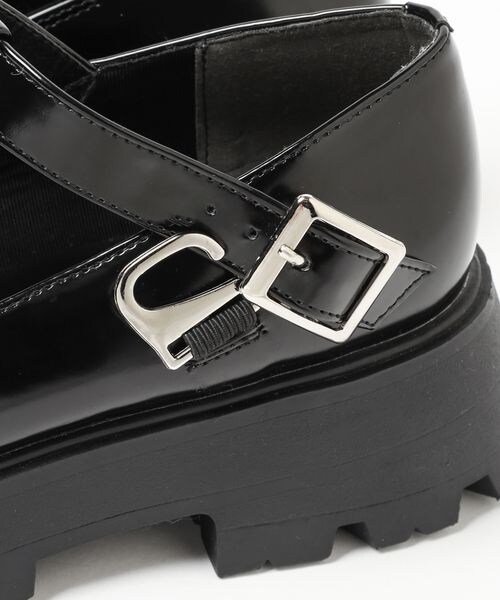 Heather(ヘザー)の「Tストラップボリュームソールシューズ(シューズ・ブラック 09・M(~23.5)/L(~24.5))」の16枚目の写真