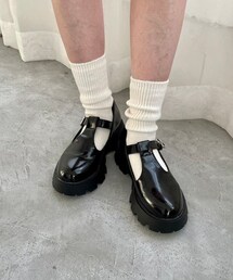 Heather | Tストラップボリュームソールシューズ(シューズ)