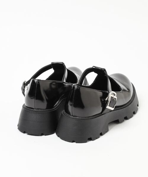 Heather(ヘザー)の「Tストラップボリュームソールシューズ(シューズ・ブラック 09・M(~23.5)/L(~24.5))」の9枚目の写真