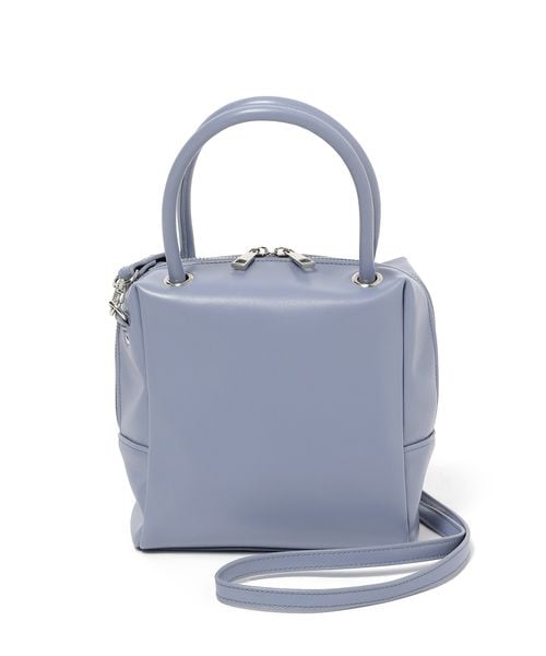 LAKOLE（ラコレ）の「2WAYスクエアミニボストンバッグ（バッグ・ブラック(19)/アイボリー(52)/ブルー(80)・F）」の10枚目の写真