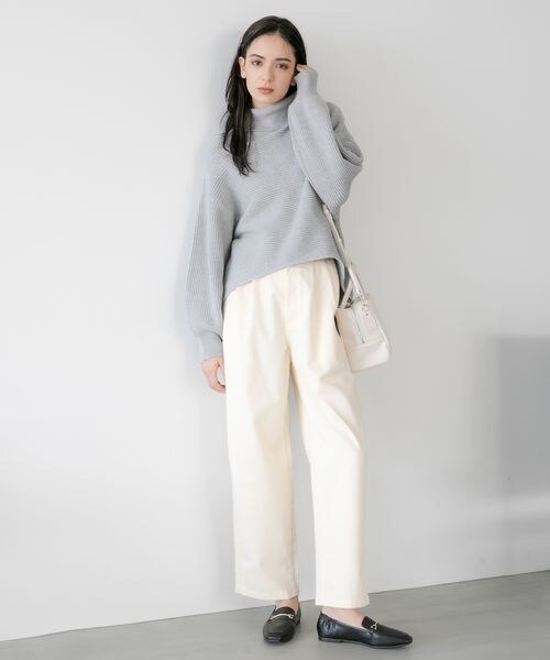 LAKOLE（ラコレ）の「2WAYスクエアミニボストンバッグ（バッグ・ブラック(19)/アイボリー(52)/ブルー(80)・F）」の7枚目の写真