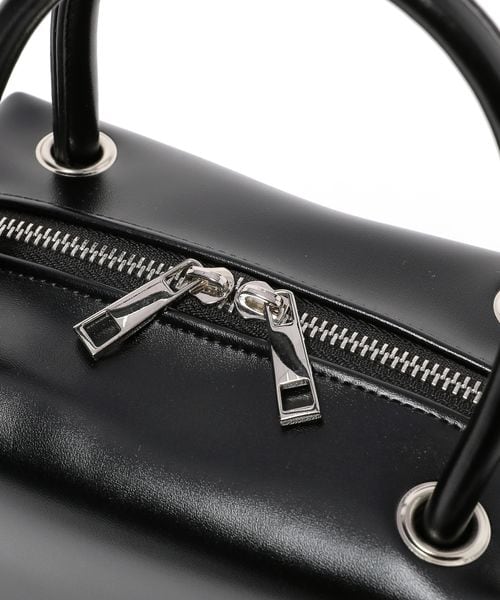 LAKOLE（ラコレ）の「2WAYスクエアミニボストンバッグ（バッグ・ブラック(19)/アイボリー(52)/ブルー(80)・F）」の21枚目の写真