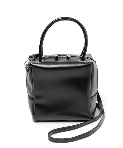 LAKOLE（ラコレ）の「2WAYスクエアミニボストンバッグ（バッグ・ブラック(19)/アイボリー(52)/ブルー(80)・F）」の8枚目の写真