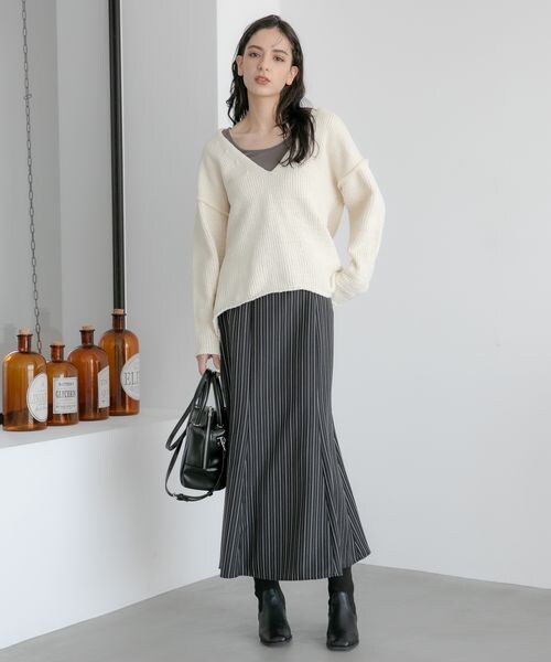 LAKOLE（ラコレ）の「2WAYスクエアミニボストンバッグ（バッグ・ブラック(19)/アイボリー(52)/ブルー(80)・F）」の5枚目の写真