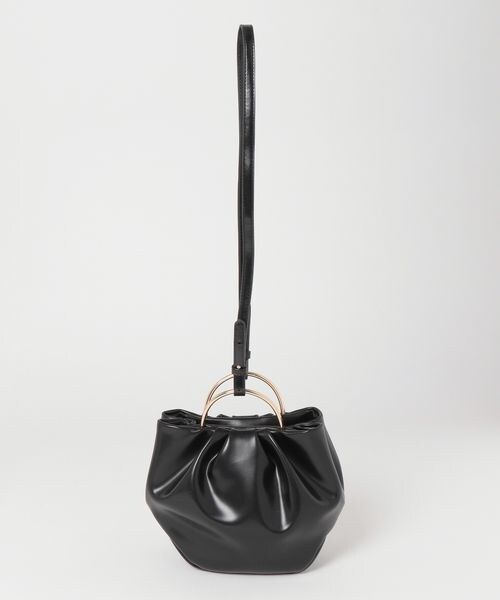 LEPSIM（レプシィム）の「メタルハンドル2WAYバッグ（バッグ・アイボリー08/ブラック09・ONE SIZE）」の11枚目の写真