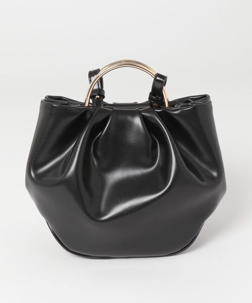 LEPSIM（レプシィム）の「メタルハンドル2WAYバッグ（バッグ・アイボリー08/ブラック09・ONE SIZE）」の13枚目の写真