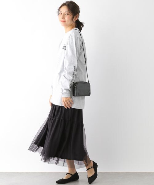 LEPSIM（レプシィム）の「キリカエチュールスカート（スカート・ブラック09/グレー15・FREE SIZE）」の4枚目の写真