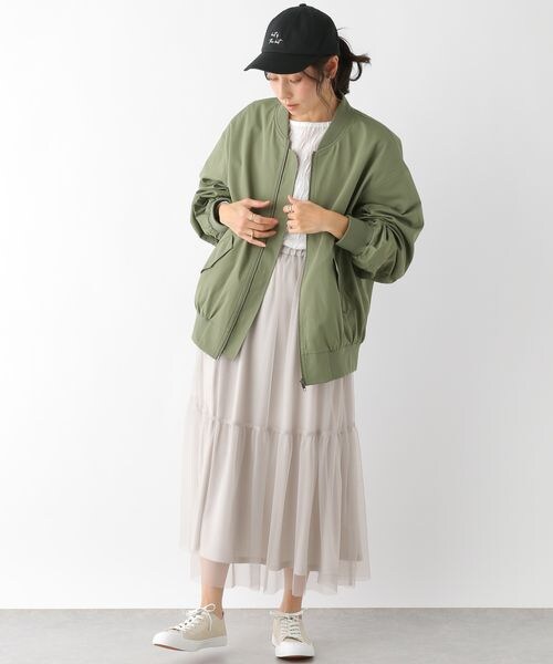 LEPSIM（レプシィム）の「キリカエチュールスカート（スカート・ブラック09/グレー15・FREE SIZE）」の5枚目の写真