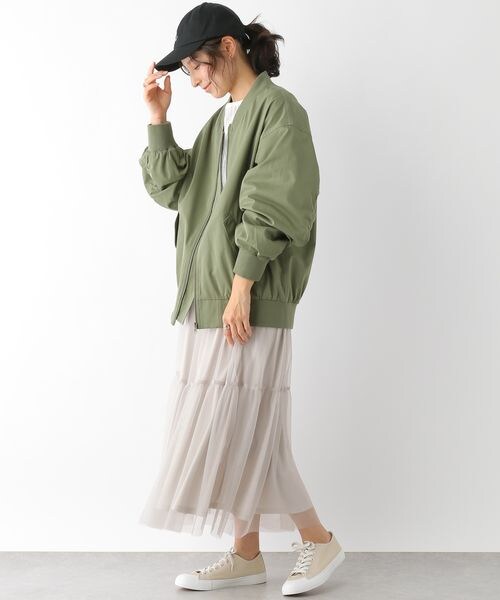 LEPSIM（レプシィム）の「キリカエチュールスカート（スカート・ブラック09/グレー15・FREE SIZE）」の6枚目の写真