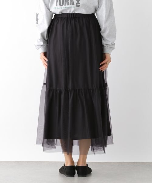 LEPSIM（レプシィム）の「キリカエチュールスカート（スカート・ブラック09/グレー15・FREE SIZE）」の11枚目の写真