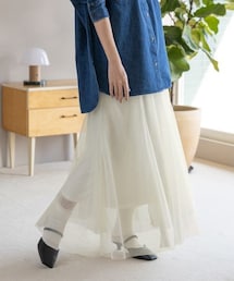 LOWRYS FARM | チュールレイヤードスカート(スカート)