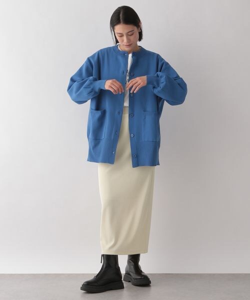 LOWRYS FARM（ローリーズファーム）の「ストレッチカットタイトスカート（スカート・レディース・アイボリー08/ブラック09/イエロー65/グリーン75・F）」の8枚目の写真