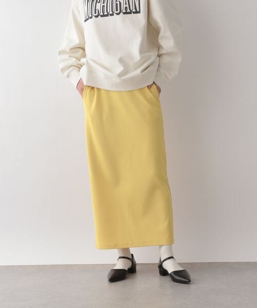 LOWRYS FARM（ローリーズファーム）の「ストレッチカットタイトスカート（スカート・レディース・アイボリー08/ブラック09/イエロー65/グリーン75・F）」の20枚目の写真