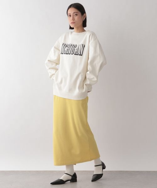 LOWRYS FARM（ローリーズファーム）の「ストレッチカットタイトスカート（スカート・レディース・アイボリー08/ブラック09/イエロー65/グリーン75・F）」の22枚目の写真