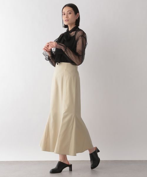 LOWRYS FARM（ローリーズファーム）の「スタイルＵＰ／マーメイドスカート（スカート・レディース・アイボリー08/ブラック09/ベージュ52・S/M/L）」の4枚目の写真