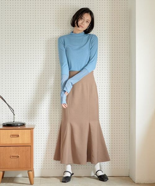 LOWRYS FARM（ローリーズファーム）の「スタイルＵＰ／マーメイドスカート（スカート・レディース・アイボリー08/ブラック09/ベージュ52・S/M/L）」の8枚目の写真