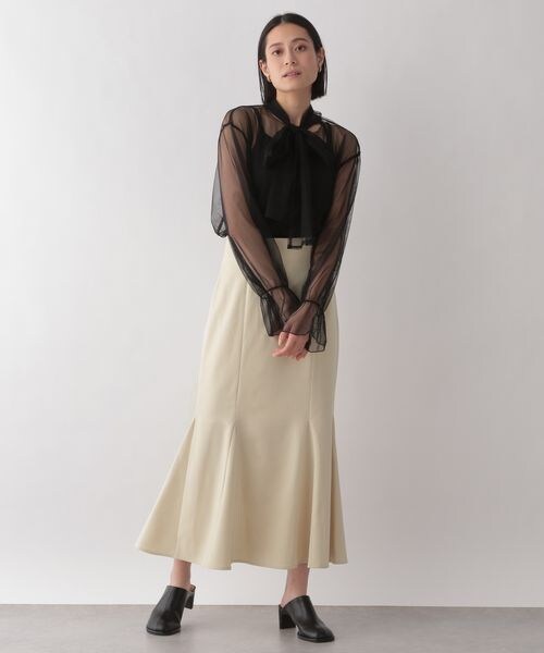 LOWRYS FARM（ローリーズファーム）の「スタイルＵＰ／マーメイドスカート（スカート・レディース・アイボリー08/ブラック09/ベージュ52・S/M/L）」の5枚目の写真