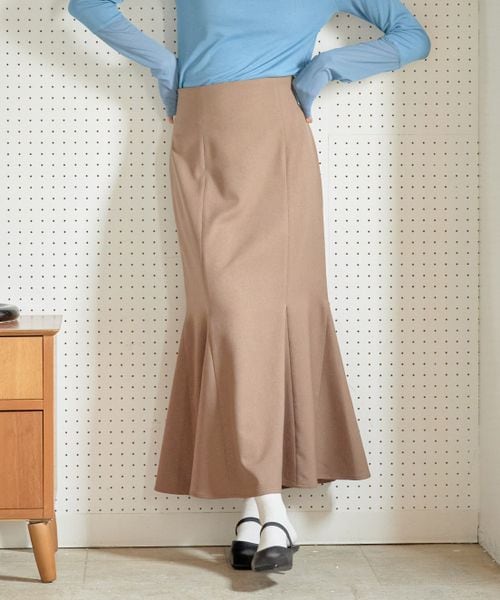 LOWRYS FARM（ローリーズファーム）の「スタイルＵＰ／マーメイドスカート（スカート・レディース・アイボリー08/ブラック09/ベージュ52・S/M/L）」の3枚目の写真