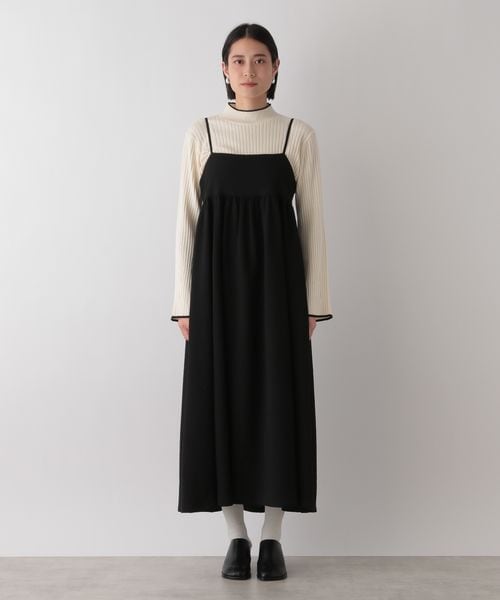 LOWRYS FARM(ローリーズファーム)の「ポコポコキャミワンピース(ワンピース/ドレス・レディース・ブラック09/ブラウン58/グリーン72/ブルー85・F)」の6枚目の写真