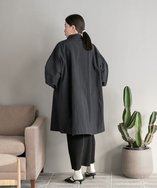 LOWRYS FARM（ローリーズファーム）の「ボリュームモンスターコート（ジャケット/アウター・アイボリー08/ブラック09/グリーン78・FREE）」の7枚目の写真