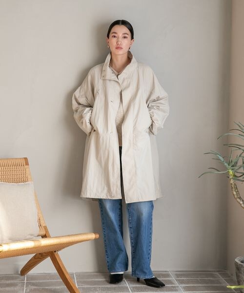 LOWRYS FARM（ローリーズファーム）の「ボリュームモンスターコート（ジャケット/アウター・アイボリー08/ブラック09/グリーン78・FREE）」の3枚目の写真