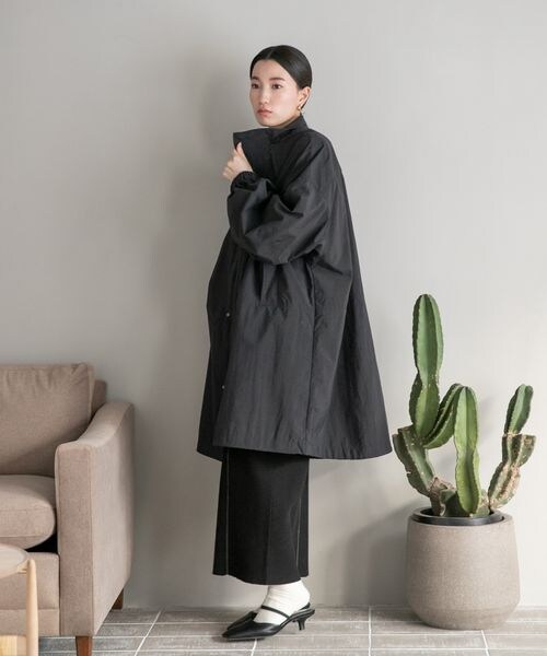 LOWRYS FARM（ローリーズファーム）の「ボリュームモンスターコート（ジャケット/アウター・アイボリー08/ブラック09/グリーン78・FREE）」の6枚目の写真