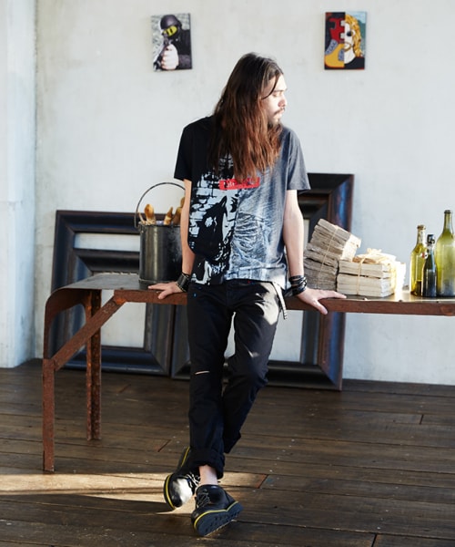 glamb（グラム）の「Veronica pants by big john（パンツ・メンズ・Black/White・Size1/Size2/Size3/Size4）」の5枚目の写真