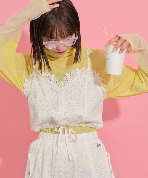 HELLO.SANFRANCISCO オーバーレースビスチェ CIAOPANIC（チャオパニック）の「【HELLO.SANFRANCISCO