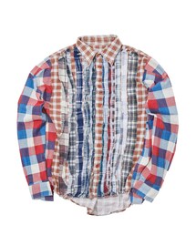 Flannel Shirt - Ribbon Wide Shirt