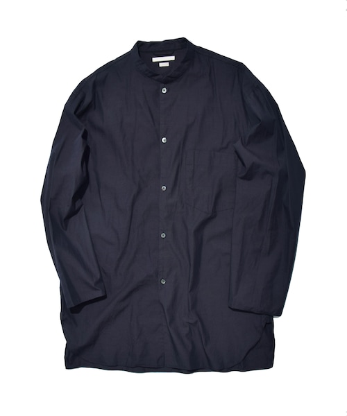 blurhms（ブラームス）の「Chambray Stand Collar Cuffless Shirt（シャツ/ブラウス・メンズ・WHT/D.GRY/CCL/BLU・2/3）」の2枚目の写真