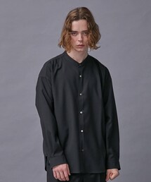 PUBLIC TOKYO | コンフォートリラックスバンドカラーシャツ(シャツ/ブラウス)