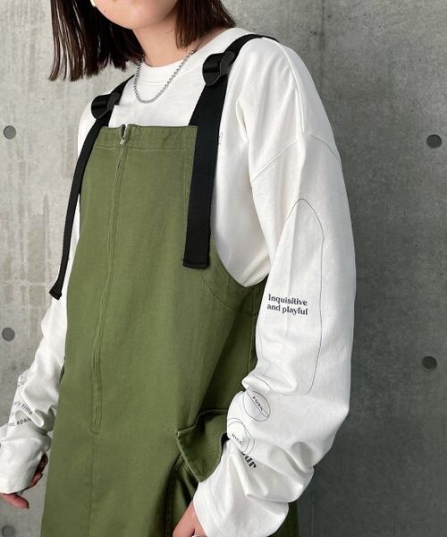 PAGEBOY（ページボーイ）の「カーゴポケットツイルジャンスカ（ワンピース/ドレス・レディース・ゼブラ08/ブラック09/【WEB限定カラー】グレージュ12/カーキ78・F）」の13枚目の写真