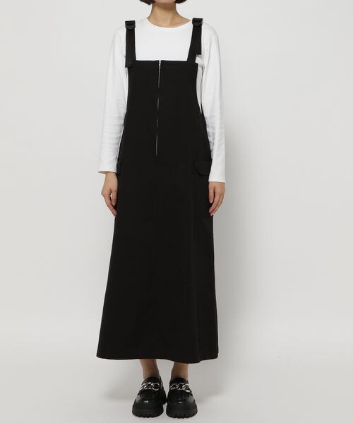 PAGEBOY（ページボーイ）の「カーゴポケットツイルジャンスカ（ワンピース/ドレス・レディース・ゼブラ08/ブラック09/【WEB限定カラー】グレージュ12/カーキ78・F）」の14枚目の写真