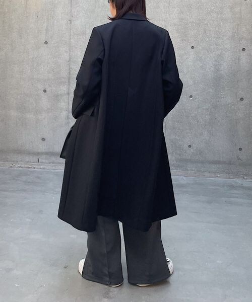 PAGEBOY 黒 ダブルブレストコート