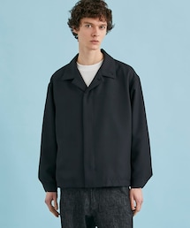 A + TOKYO | FLATギャバジップアップブルゾン(ブルゾン)