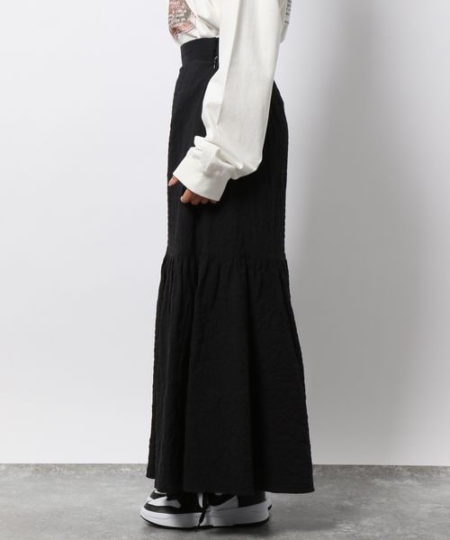 PAGEBOY(ページボーイ)の「ジャガードティアードスカート(スカート・オフホワイト05/ブラック09/イエロー系71・F)」の19枚目の写真