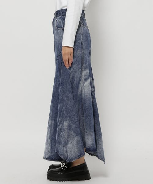 PAGEBOY(ページボーイ)の「シアーブリーチデニムスカート(スカート・ブラック09/ブルー85・S/M)」の22枚目の写真