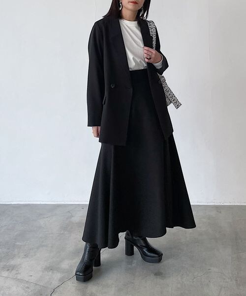 PAGEBOY（ページボーイ）の「アシメフレアスカート（スカート・レディース・ブラック09/グレージュ12/グレー15・F）」の7枚目の写真