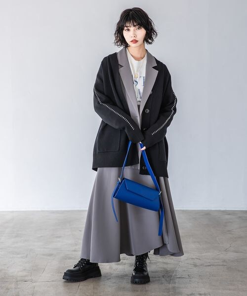 PAGEBOY（ページボーイ）の「アシメフレアスカート（スカート・レディース・ブラック09/グレージュ12/グレー15・F）」の14枚目の写真