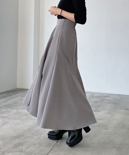PAGEBOY（ページボーイ）の「アシメフレアスカート（スカート・レディース・ブラック09/グレージュ12/グレー15・F）」の11枚目の写真