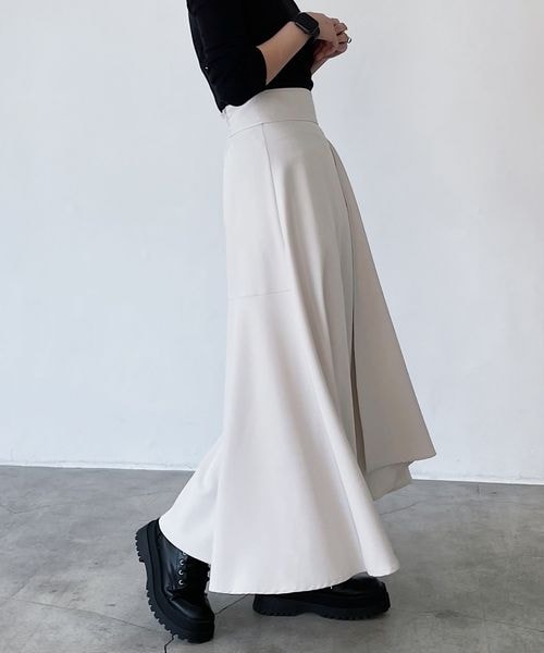 PAGEBOY（ページボーイ）の「アシメフレアスカート（スカート・レディース・ブラック09/グレージュ12/グレー15・F）」の10枚目の写真