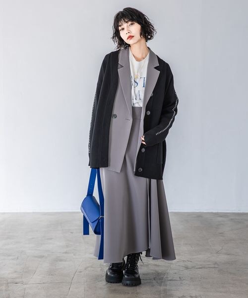 PAGEBOY（ページボーイ）の「アシメフレアスカート（スカート・レディース・ブラック09/グレージュ12/グレー15・F）」の15枚目の写真