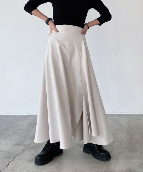 PAGEBOY（ページボーイ）の「アシメフレアスカート（スカート・レディース・ブラック09/グレージュ12/グレー15・F）」の9枚目の写真