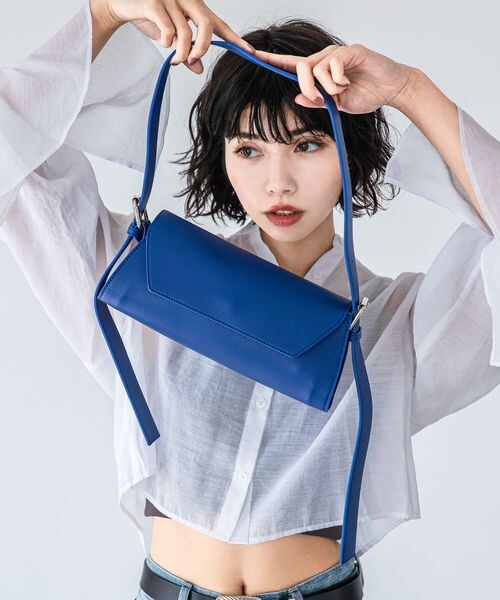 PAGEBOY（ページボーイ）の「コクーンフォルムBAG（バッグ・レディース・オフホワイト05/ブラック09/ブルー85・F）」の3枚目の写真